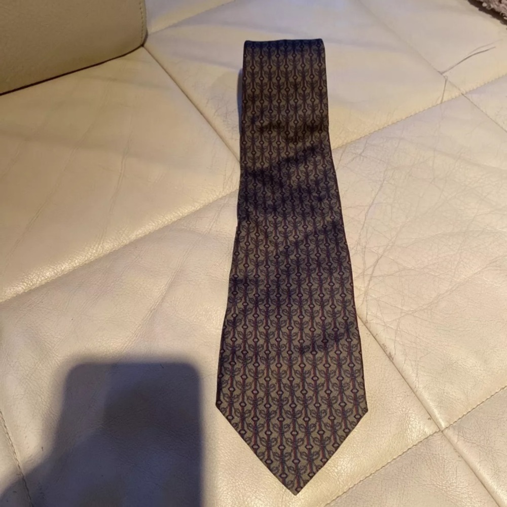Isaac Zelcer tie necktie 100% silk
